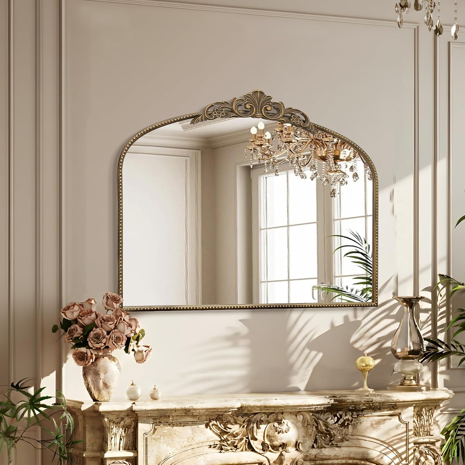 Decorative Mirror for Bedroom/Bathroom/Fireplace/Entryway/Hallway/Dresser/Vanity/Mantel/Nightstand